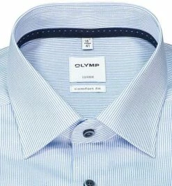 Bestpreis 🎁 OLYMP Luxor Comfort Fit 1060/84/11 Hemd, Baumwolle, Bleu-weiß gestreift, Bleu ✨ -Hemden Verkaufsgeschäft 373822 norm2
