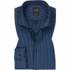 Blitzangebot ✔️ OLYMP Level Five Body Fit 2084/84/18 Hemd, Baumwolle, Marineblau gemustert, Marine 🧨