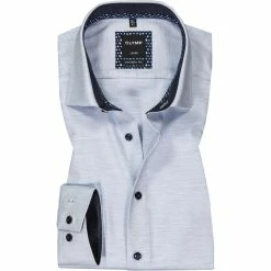 Billig ❤️ OLYMP Luxor Modern Fit 69EL 1306/89/11 Hemd, Baumwolle, Extra langer Arm, Bleu meliert, Bleu 🎁