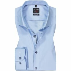 Aktion 👍 OLYMP Level Five Body Fit 2108/84/11 Hemd, Baumwolle, Bleu ⌛