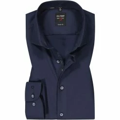 Bester Verkauf 🤩 OLYMP Level Five Body Fit 2108/84/18 Hemd, Baumwolle, Marineblau, Marine 👍