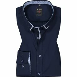 Auslauf 😀 OLYMP Level Five Body Fit 2154/84/08 Hemd, Baumwolle, Kobaltblau, Kobalt 🧨