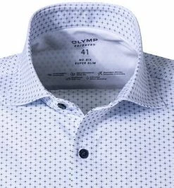 Am billigsten 🛒 OLYMP No. Six Super Slim 2516/84/11 Hemd, Super Slim Fit, Jersey geruchshemmend, Weiß-bleu gemustert, Bleu 🎁 -Hemden Verkaufsgeschäft 373880 norm2