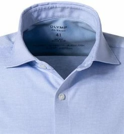 Am billigsten 🥰 OLYMP No. Six Super Slim 2520/84/11 Hemd, Super Slim Fit, Jersey geruchshemmend, Bleu-weiß, Bleu 🔔 -Hemden Verkaufsgeschäft 373884 norm2