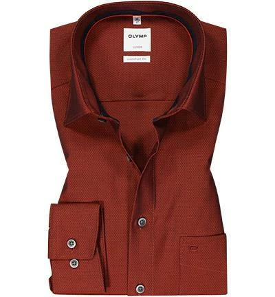 Neu 🎉 OLYMP Luxor Comfort Fit 1068/84/36 Hemd, Baumwolle, Sienna meliert, Sienna ⌛ 2 Neu 🎉 OLYMP Luxor Comfort Fit 1068/84/36 Hemd, Baumwolle, Sienna meliert, Sienna ⌛ – Bild 2