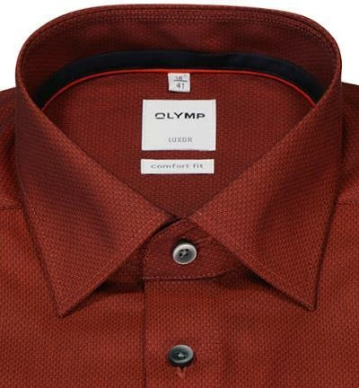 Neu 🎉 OLYMP Luxor Comfort Fit 1068/84/36 Hemd, Baumwolle, Sienna meliert, Sienna ⌛ 3 Neu 🎉 OLYMP Luxor Comfort Fit 1068/84/36 Hemd, Baumwolle, Sienna meliert, Sienna ⌛ – Bild 3