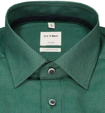 Bestes Angebot 🔔 OLYMP Luxor Comfort Fit 1068/84/45 Hemd, Baumwolle, Grün meliert, Grün 🔥 3 Bestes Angebot 🔔 OLYMP Luxor Comfort Fit 1068/84/45 Hemd, Baumwolle, Grün meliert, Grün 🔥 – Bild 3