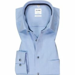 Top 10 ⌛ OLYMP Luxor Comfort Fit 1068/84/13 Hemd, Baumwolle, Rauchblau meliert, Rauchblau 🔔