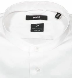 Bestes Angebot 🤩 BOSS Hemd Hank 50460191/100 Slim Fit, Baumwolle, Weiß 🌟 -Hemden Verkaufsgeschäft 373977 norm2