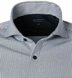 Auslauf ❤️ OLYMP Level Five Body Fit 2026/84/18 Hemd, Jersey, Marine-weiß gestreift, Marine 🛒 -Hemden Verkaufsgeschäft 373987 norm2