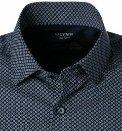 Am billigsten 😉 OLYMP Level Five Body Fit 2078/84/18 Hemd, Mikrofaser atmungsaktiv, Marineblau gemustert, Marine 💯 -Hemden Verkaufsgeschäft 373997 norm2