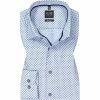 Bestes Angebot 🥰 OLYMP Level Five Body Fit 2134/84/11 Hemd, Baumwolle, Mittelblau gemustert, Bleu 👍
