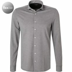 Top 10 👏 OLYMP No. Six Super Slim 2502/84/69 Hemd, Super Slim Fit, Jersey geruchshemmend, Graphit meliert, Graphit 🔥