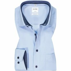Coupon ❤️ OLYMP Luxor Comfort Fit 1015/64/11 Hemd, Baumwolle, Mittelblau, Bleu 🌟