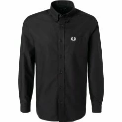 Besorgen ❤️ Fred Perry Hemd M2700/102 Oxford, Schwarz 🛒