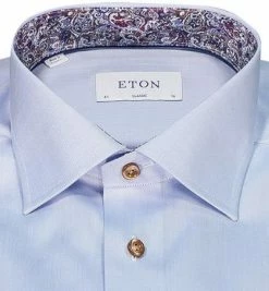 Budget 💯 ETON Hemd 1000/02445/21 Classic Fit, Twill, Hellblau 👏 -Hemden Verkaufsgeschäft 374325 norm2