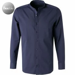 Bester Verkauf 🧨 OLYMP Level Five Body Fit 2032/84/18 Hemd, Jersey geruchshemmend, Marine 👍