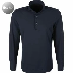 Neu ✔️ OLYMP Level Five Body Fit 2050/84/18 Hemd, Jersey geruchshemmend, Marineblau, Marine 🧨