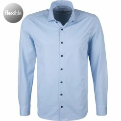 Schlussverkauf ⭐ OLYMP Level Five Body Fit 2008/64/10 Hemd, Jersey geruchshemmend, Hellblau ✔️