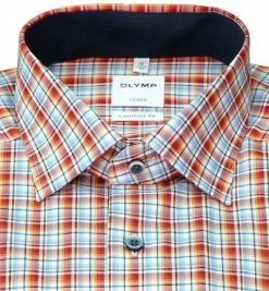 Auslauf 🎁 OLYMP Luxor Comfort Fit 1096/84/36 Hemd, Baumwolle, Blau-rot kariert, Sienna 👏 -Hemden Verkaufsgeschäft 374495 norm2