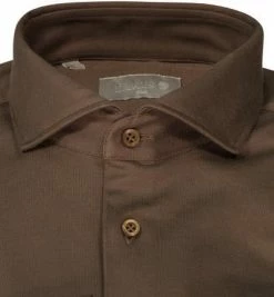 Angebote ⭐ fakts Hemd 6055/851 Slim Fit, Jersey geruchshemmend, Braun 🎁 -Hemden Verkaufsgeschäft 374561 norm2