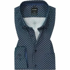 Bestpreis ⭐ OLYMP Luxor Modern Fit 1217/64/11 Hemd, Baumwolle, Blau gemustert, Bleu 👍