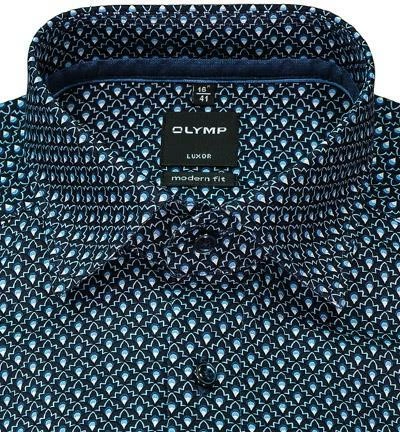 Bestpreis ⭐ OLYMP Luxor Modern Fit 1217/64/11 Hemd, Baumwolle, Blau gemustert, Bleu 👍 3 Bestpreis ⭐ OLYMP Luxor Modern Fit 1217/64/11 Hemd, Baumwolle, Blau gemustert, Bleu 👍 – Bild 3