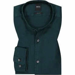 Besorgen ⭐ BOSS Hemd Lamberto 50458388/305 Regular Fit, Baumwolle, Dunkelgrün 😍