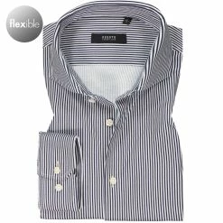 Bestpreis 🧨 DESOTO Luxury Hemd Hai 47608-30/560 Jersey, Baumwolle, Nachtblau-weiß gestreift, Nachtblau-weiß 😀