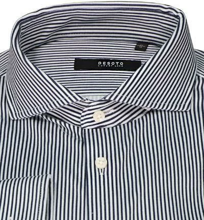 Bestpreis 🧨 DESOTO Luxury Hemd Hai 47608-30/560 Jersey, Baumwolle, Nachtblau-weiß gestreift, Nachtblau-weiß 😀 3 Bestpreis 🧨 DESOTO Luxury Hemd Hai 47608-30/560 Jersey, Baumwolle, Nachtblau-weiß gestreift, Nachtblau-weiß 😀 – Bild 3