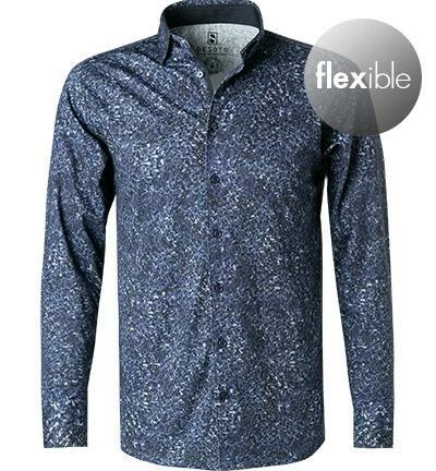 Bestes Angebot ⭐ DESOTO Hemd Kent 47028-3/524 Jersey, Tintenblau gemustert, Tintenblau 🎁 2 Bestes Angebot ⭐ DESOTO Hemd Kent 47028-3/524 Jersey, Tintenblau gemustert, Tintenblau 🎁 – Bild 2