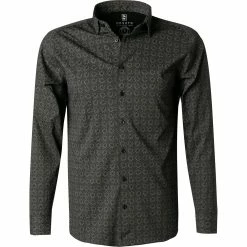 Beste Bewertungen von 🔥 DESOTO Hemd Kent 49228-3/812 Jersey, Schwarz-grün gemustert, Schwarz-gold 💯