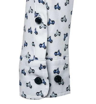 Aktion 😍 DESOTO Hemd Modern B.D. 47113-3/156 Jersey, Weiß-blau gemustert, Weiß-blau 🛒 4 Aktion 😍 DESOTO Hemd Modern B.D. 47113-3/156 Jersey, Weiß-blau gemustert, Weiß-blau 🛒 – Bild 4