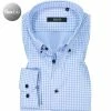 Blitzangebot 👍 DESOTO Luxury Hemd B.D. 49803-30/550 Jersey, Hellblau gemustert, Hellblau ✔️