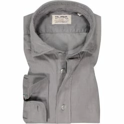 Angebote 🔔 FIL NOIR Hemd Bergamo 51549/04 Shaped Fit, Cord CO2-Neutral, Silbergrau, Grau 💯