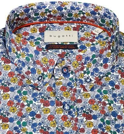 Schlussverkauf ❤️ bugatti Hemd 9350/88804/370 Modern Fit, Baumwolle, Navy-multicolor gemustert, Multicolor 🎉 3 Schlussverkauf ❤️ bugatti Hemd 9350/88804/370 Modern Fit, Baumwolle, Navy-multicolor gemustert, Multicolor 🎉 – Bild 3