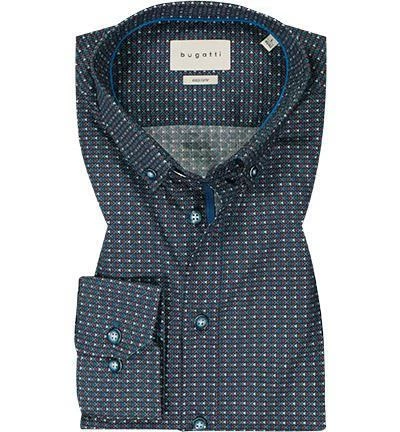 Bestes Angebot ⌛ bugatti Hemd 9350/88803/960 Modern Fit, Baumwolle, Blau-marsala gemustert, Dunkelblau 👍 2 Bestes Angebot ⌛ bugatti Hemd 9350/88803/960 Modern Fit, Baumwolle, Blau-marsala gemustert, Dunkelblau 👍 – Bild 2