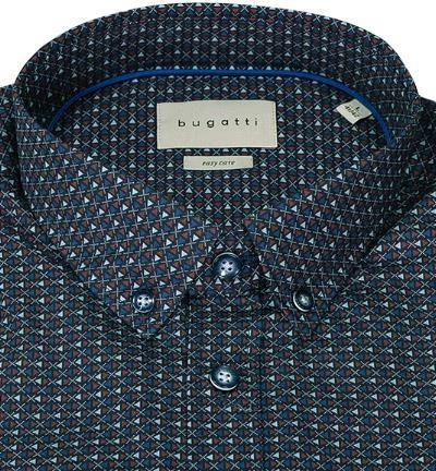 Bestes Angebot ⌛ bugatti Hemd 9350/88803/960 Modern Fit, Baumwolle, Blau-marsala gemustert, Dunkelblau 👍 3 Bestes Angebot ⌛ bugatti Hemd 9350/88803/960 Modern Fit, Baumwolle, Blau-marsala gemustert, Dunkelblau 👍 – Bild 3