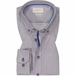 Budget 🎁 bugatti Hemd 9350/88802/960 Modern Fit, Baumwolle, Multicolor gemustert, Multicolor 🤩