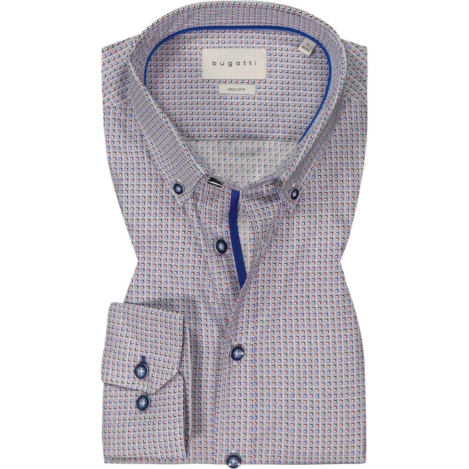 Budget 🎁 bugatti Hemd 9350/88802/960 Modern Fit, Baumwolle, Multicolor gemustert, Multicolor 🤩 1 Budget 🎁 bugatti Hemd 9350/88802/960 Modern Fit, Baumwolle, Multicolor gemustert, Multicolor 🤩