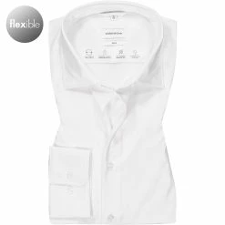 Rabatt ✔️ Seidensticker Hemd 650400/01 Slim Fit, Mikrofaser Thermoregulation, Weiß 🥰