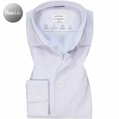 Aktion 😉 Seidensticker Hemd 650400/11 Slim Fit, Mikrofaser Thermoregulation, Hellblau 😉