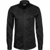 Schlussverkauf 👏 ETERNA Hemd 2159/YS82/67/39 Slim Fit, Jersey CO2-Neutral, Schwarz 🎁