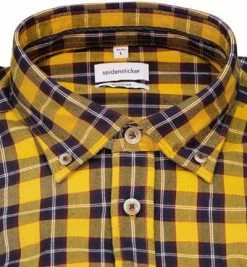 Am billigsten 🔔 Seidensticker Hemd 150962/64 Regular Fit, Twill, Maisgelb kariert, Gelb 😀 -Hemden Verkaufsgeschäft 375382 norm2
