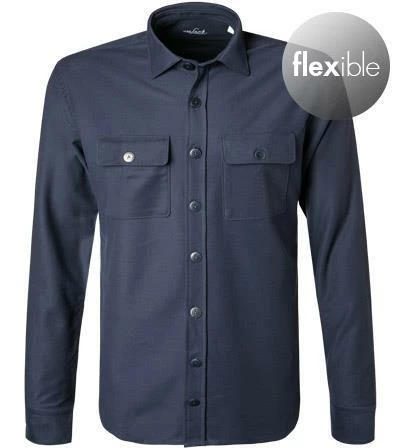 Angebote ❤️ van Laack Overshirt 180035/PETT1-LPO/790 Jersey, Dunkelblau 🎁 2 Angebote ❤️ van Laack Overshirt 180035/PETT1-LPO/790 Jersey, Dunkelblau 🎁 – Bild 2