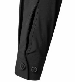 Aktion ✨ PURE Overshirt D31320-21140/001 Jersey geruchshemmend, Schwarz 😍 -Hemden Verkaufsgeschäft 375543 norm4