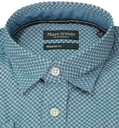 Top 10 😀 Marc O'Polo Hemd 128 7201 42030/D80 Regular Fit, Popeline, Rauchblau gemustert, Rauchblau 🤩 3 Top 10 😀 Marc O'Polo Hemd 128 7201 42030/D80 Regular Fit, Popeline, Rauchblau gemustert, Rauchblau 🤩 – Bild 3