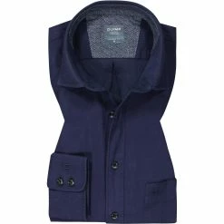 Aktion 🔥 OLYMP Casual Modern Fit 4018/84/18 Hemd, Baumwolle, Marine ⌛