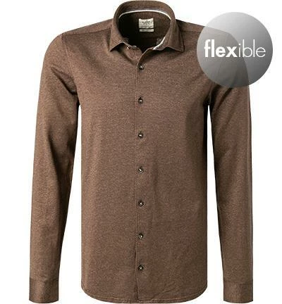 Top 10 ❤️ OLYMP Casual Level Five Body Fit 3584/84/28 Hemd, Jersey, Braun meliert, Braun ✔️ 2 Top 10 ❤️ OLYMP Casual Level Five Body Fit 3584/84/28 Hemd, Jersey, Braun meliert, Braun ✔️ – Bild 2