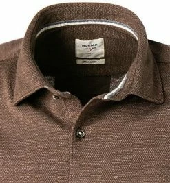 Top 10 ❤️ OLYMP Casual Level Five Body Fit 3584/84/28 Hemd, Jersey, Braun meliert, Braun ✔️ -Hemden Verkaufsgeschäft 375654 norm2